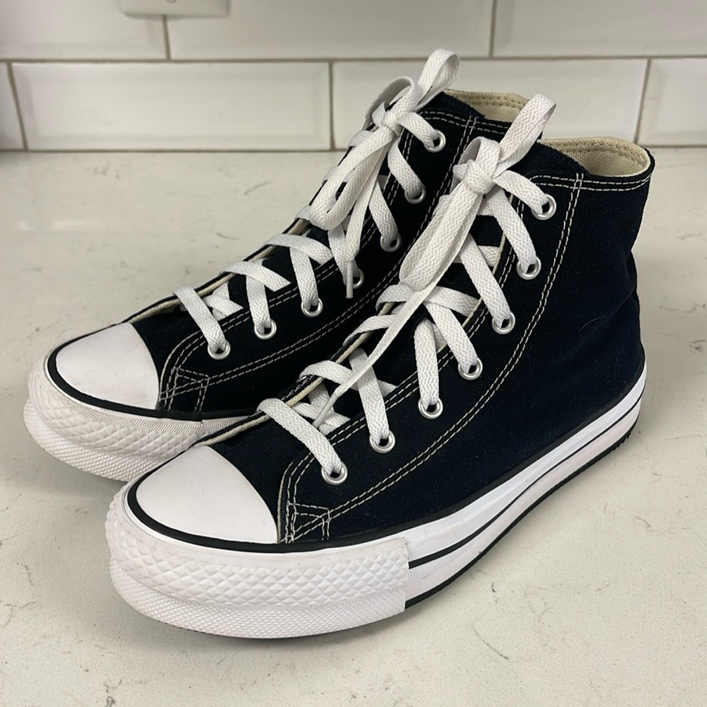 Converse Black and White Kids Sneakers